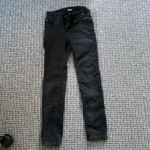 Nice kids black Hudson jeans slim fitting